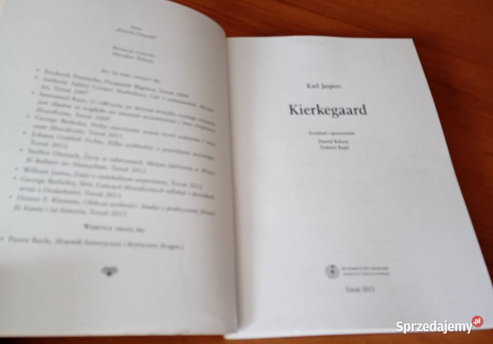 Kierkegaard Karl Jaspers pomorskie Gdańsk