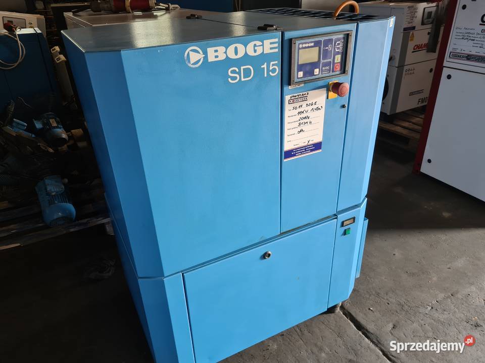 Kompresor śrubowy Boge SD 15 11 kw Zduny