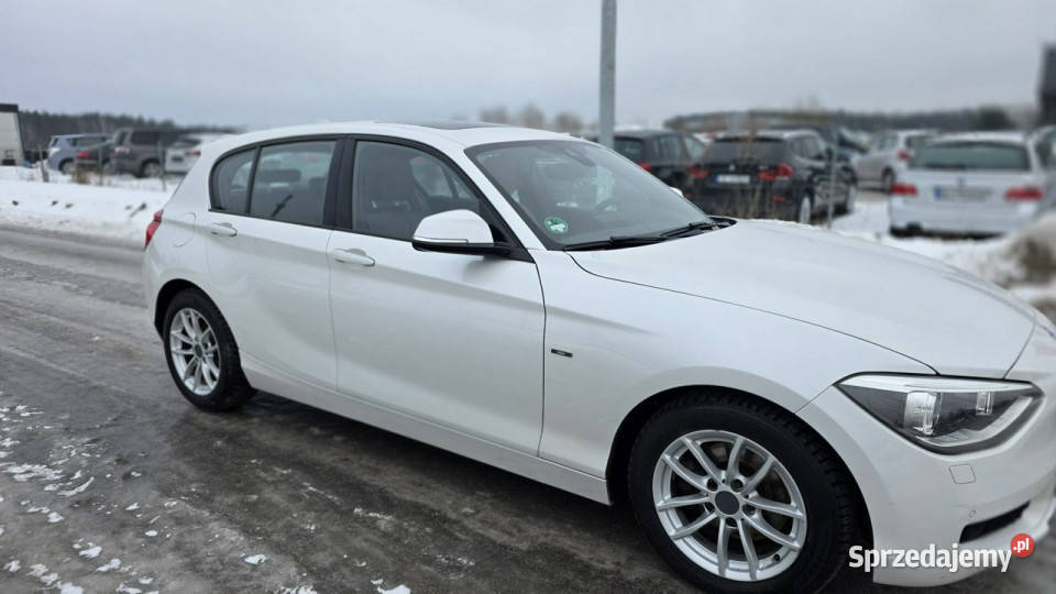 BMW 118 climatronic biała perła bixsenon duza nieuszkodzony Lębork