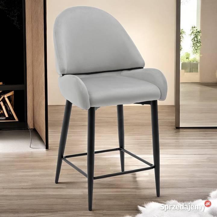 Hoker Tapicerowany Bergamo Jasnoszary Wysyłka wielkopolskie