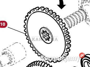 Massey Ferguson 7718S 7718 S 1804A DYNA 6 Zębnik Jastrzębniki