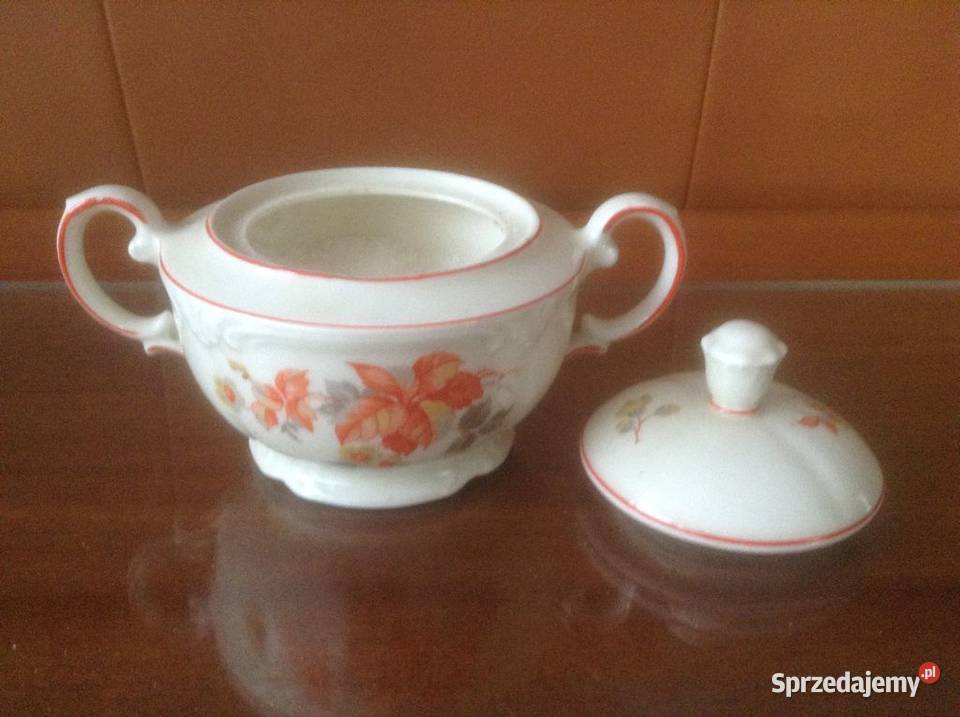 Stara cukiernica porcelanowa sygnowaną lata 1960 opolskie Opole