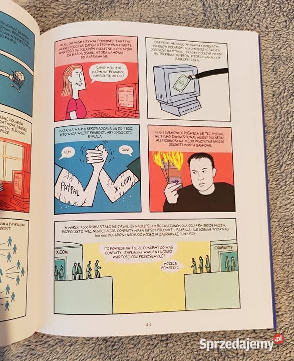 Eleon Musk Amerykański Oligarcha Cunninghan dla dorosłych Rybnik