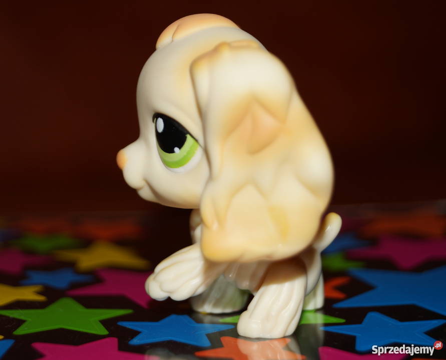 LPS Spaniel UNIKAT 347 Littlest Pet Shop zielone śląskie