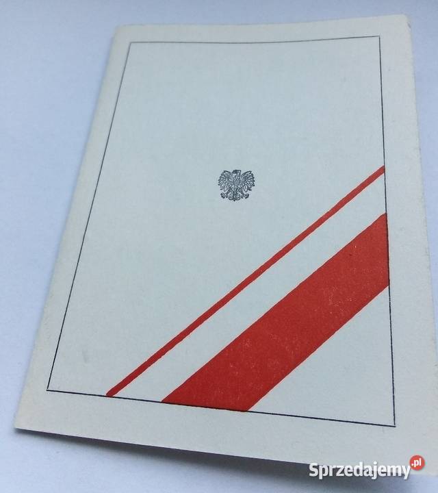 KRZYŻPOLONIA RESTITYTA PUDEŁKO LEGITYMACJA ŁADNY mazowieckie Legionowo