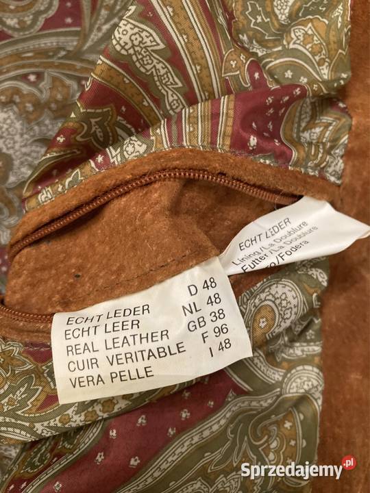 Kurtka Skórzana Męska Marynarka Stylizacja śląskie Czerwionka-Leszczyny