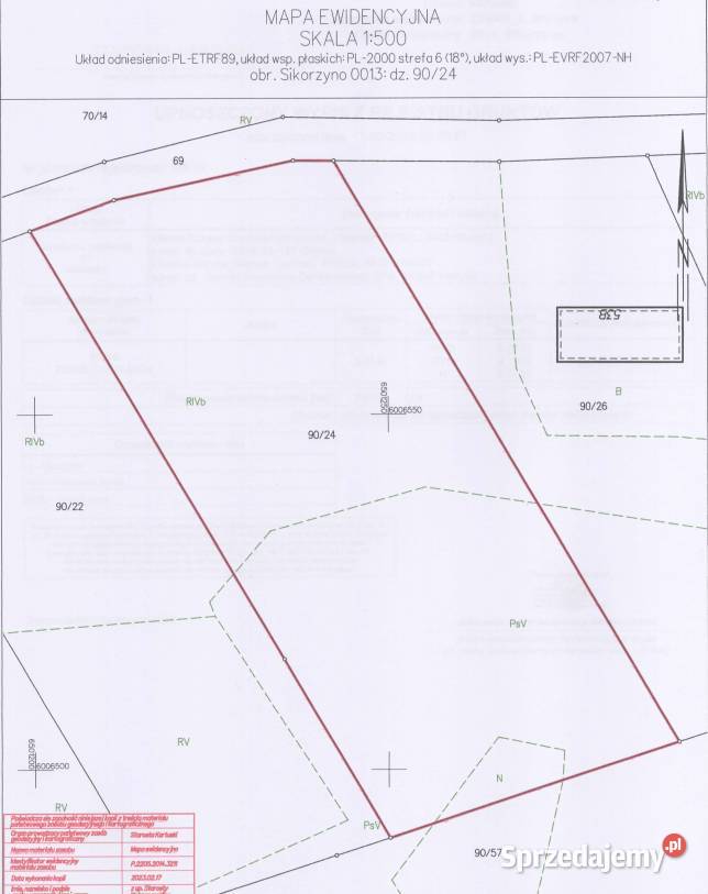 Syndyk sprzeda nieruchomość niezabudowaną Sikorzyno