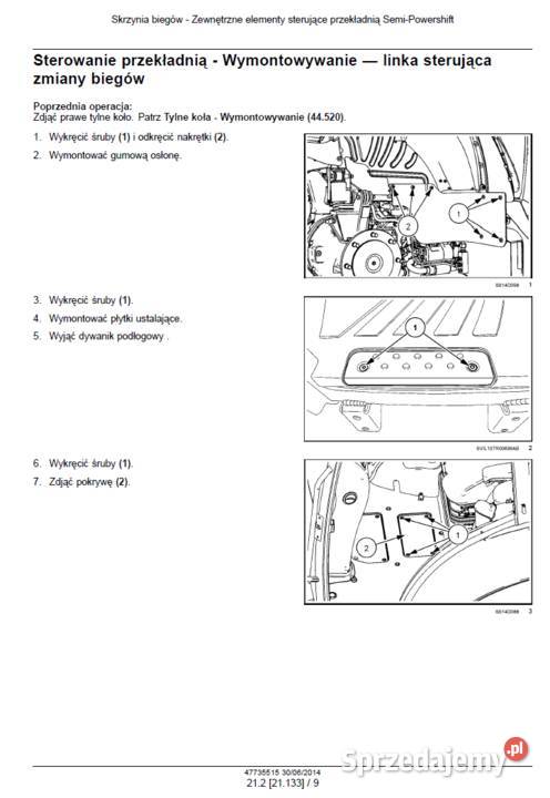 Instrukcja Napraw STEYR 409541054115 Multi ET pomorskie Gdańsk sprzedam