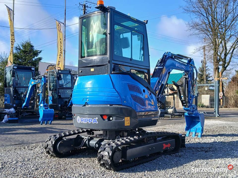NOWA Minikoparka RIPPA R22 PRO 2200 mega łódzkie Złoczew