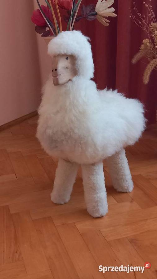 Baranek z drewna i wełny z Podhala