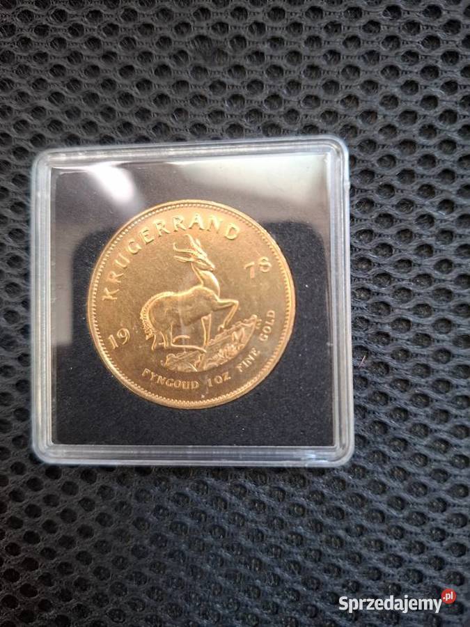 Moneta krugerrand 1 uncja 1978 wielkopolskie Poznań