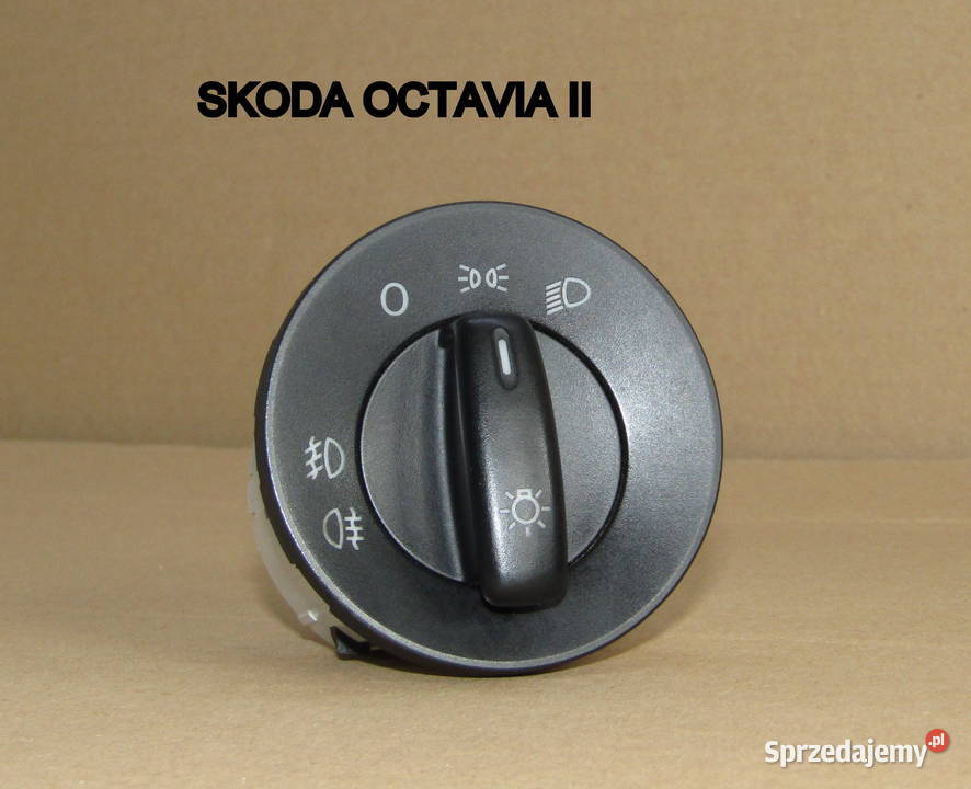 WŁACZNIK ŚWIATEŁ SKODA OCTAVIA II 1Z0941431C Panele sterowania, przełączniki Mysłaków