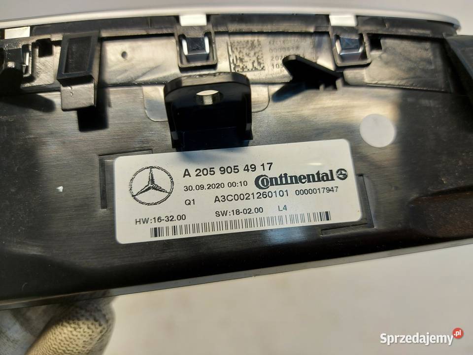 Mercedes EQC 400 W293 PANEL NAWIEWU KLIMATYZACJI Panele sterowania, przełączniki sprzedam