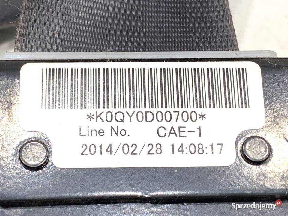 PAS BEZPIECZEŃSTWA LEWY PRZÓD HONDA ACCORD VIII