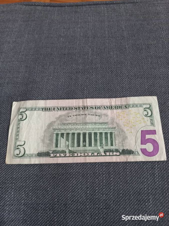 USA pięć dolarów 2006 r mazowieckie Warszawa sprzedam