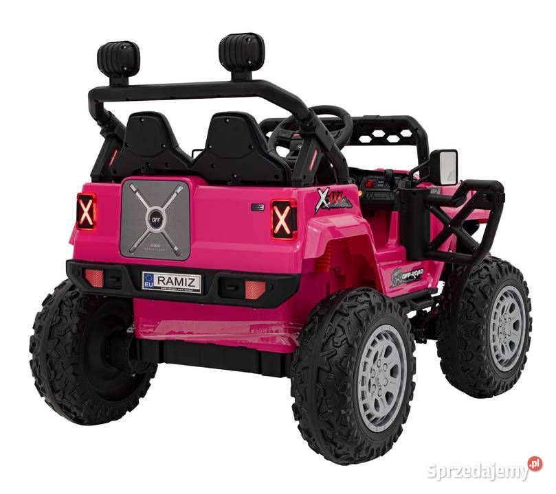 DUŻE auto terenowe OFF ROAD Speed 4x4 różowe Pojazdy elektryczne i spalinowe małopolskie