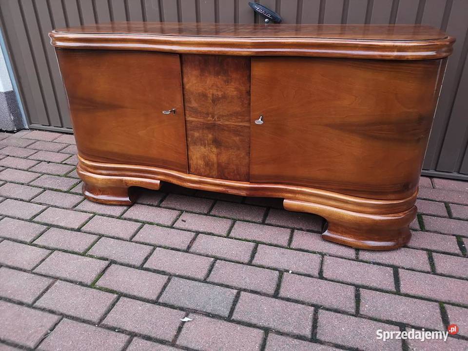 Komoda Szafka RTV ARTDECO Orzech Niska Stara Swarzędz sprzedam