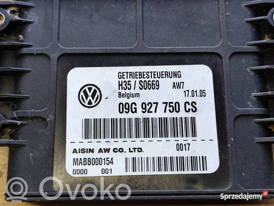 VW Touran I STEROWNIK KOMPUTER MODUŁ SKRZYNI