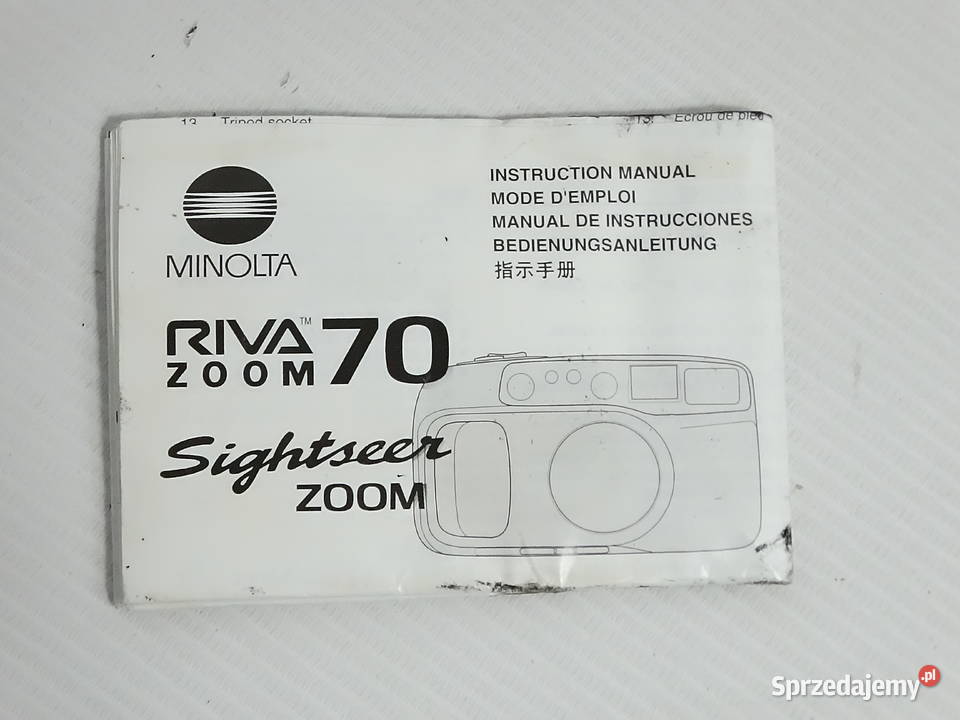 Minolta Riva Zoom 70 Sightseer Zoom Kompaktowy lubelskie