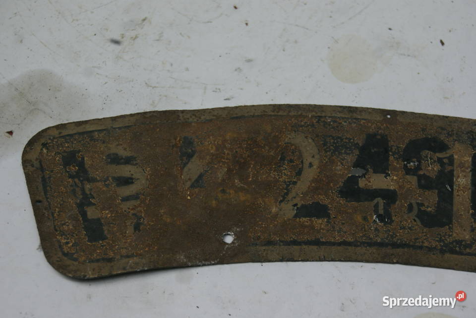 STARA TABLICA REJESRACYJNA TRIUMPH BSA ZUNDAPP Rybnik