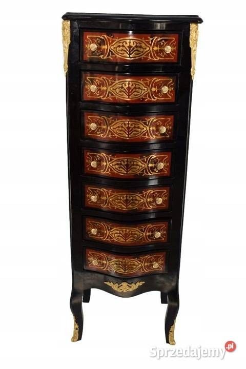 Komoda 7 dniówka 7 szuflad Siedmiodniówka Boulle