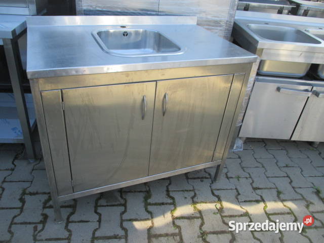 Zlew Gastronomiczny 1 Komorowy Drzwi Otwierane