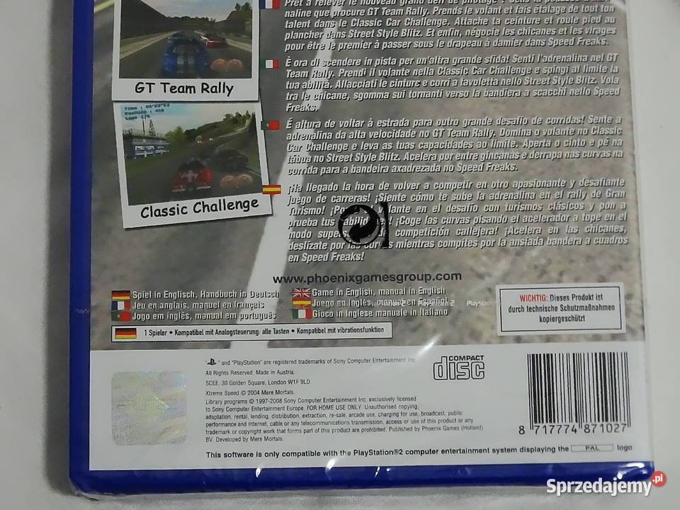 XS Speed Xtreme Speed gra wyścigowa wydana na Biłgoraj sprzedam