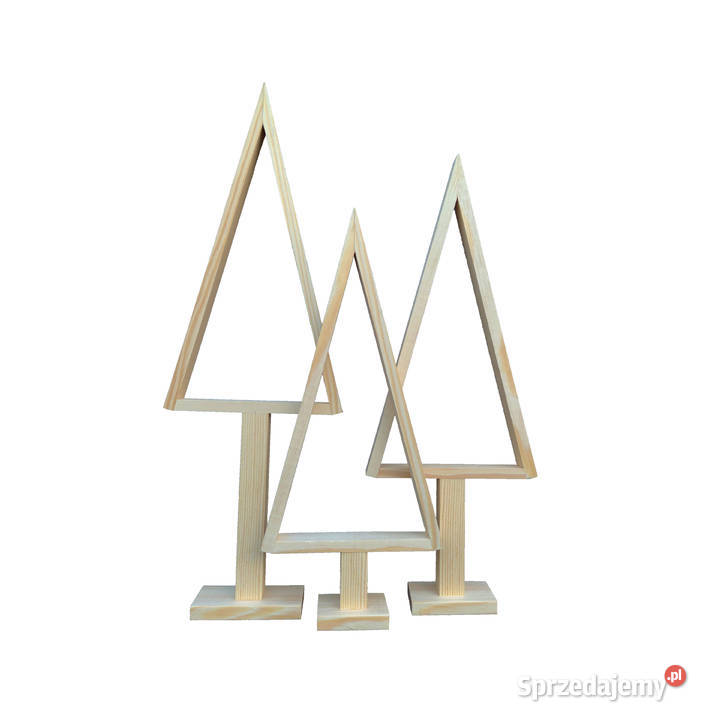 Choinki drewniane baza do ozdabiania 3 40 Boże Narodzenie Olsztyn