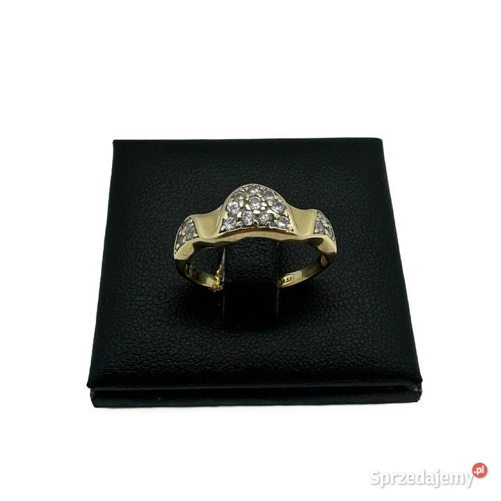 Złoty Pierścionek pr 585 242g R17