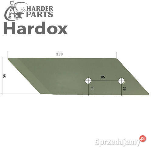 Dłuto 100hektarów HARDOX 30340005L części do Części zamienne
