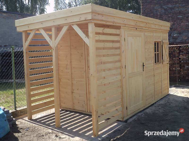 DOMEK DOMECZEK ZEBRA OGRODOWY 4x3 DACH 1SPADOWY Parzymiechy sprzedam