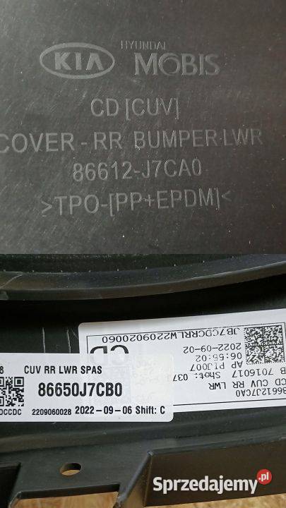KIA XCEED DOKŁADKA SPOILER ZDERZAK TYŁ Pleszew