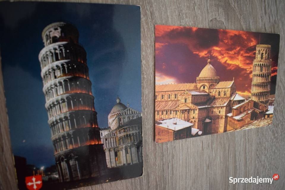 Piazza dei miracoli mała figurka z Włoch z lat Chełmno
