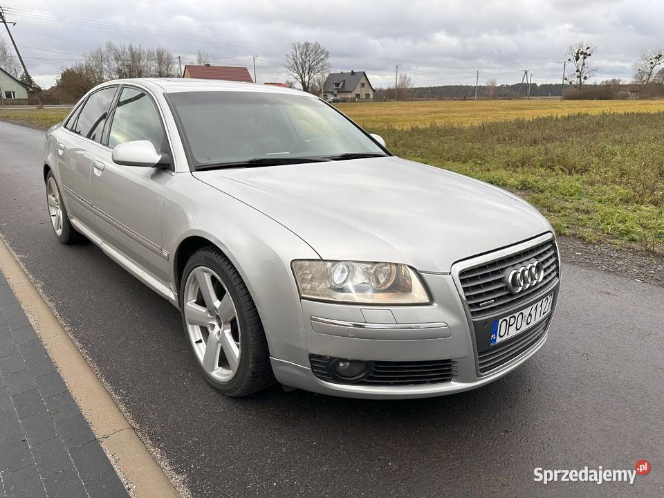 Audi A8 D3 42 TDI quattro 2007 automatyczna opolskie Popielów sprzedam