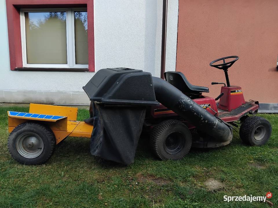 Traktorek kosiarka z koszem i przyczepką murray Traktorki