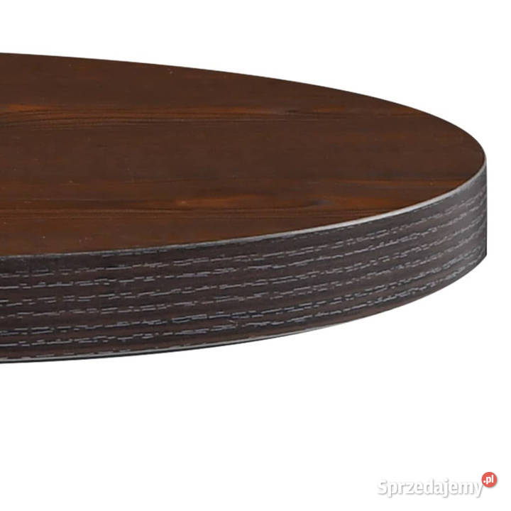 Stolik bistro ciemnobrązowy 60 MDF WM286422