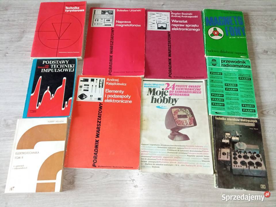 Książki elektronika naprawa magnetofon miękka Stalowa Wola