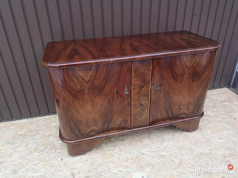 Komoda ARTDECO RTV Niska 120 Orzech Zgrabna