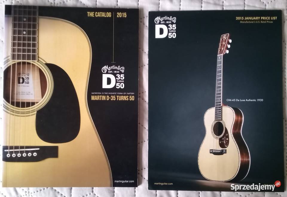 Martin 2015 guitar catalog List katalog gitar Kępice sprzedam