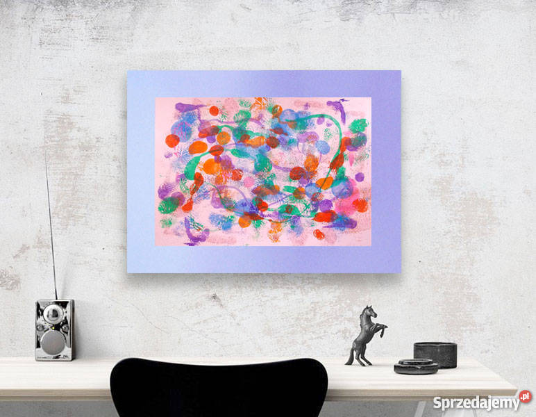 nowoczesna dekoracja na ścianę abstrakcja Toruń