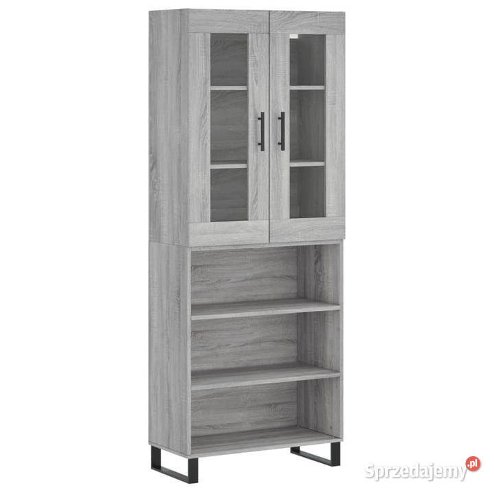 Witrynka szary dąb sonoma 695x34x180 materiał Meble Warszawa sprzedam