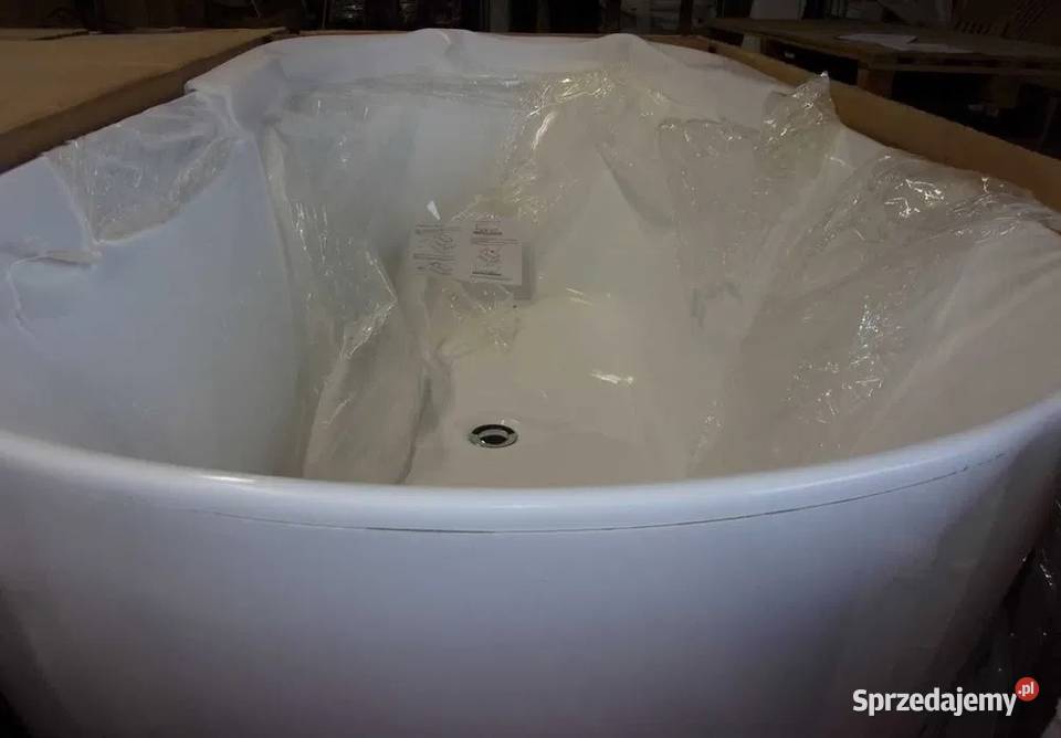 Wanna wolnostojąca akrylowa duża owalna okrągła 80cm Siedlisko sprzedam