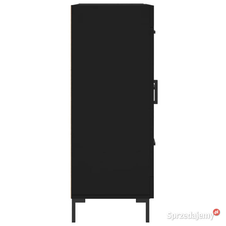 Szafka czarna 695x34x90 materiał drewnopochodny Warszawa
