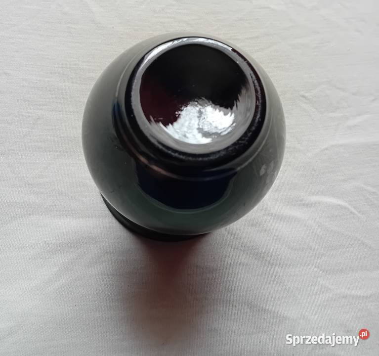 Wazonik hialitowy art deco Bohemia Kamenicky Koźminek