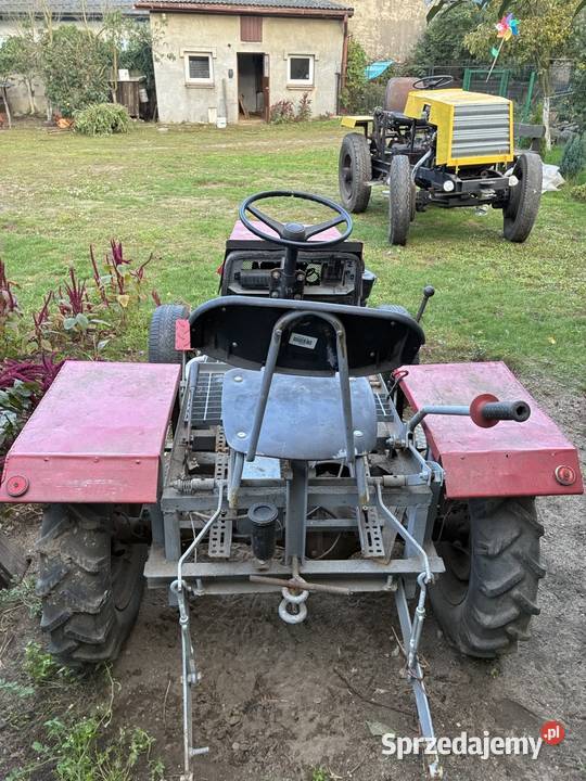 Mini traktorek własnej konstrukcji Silnik 126p Łódź