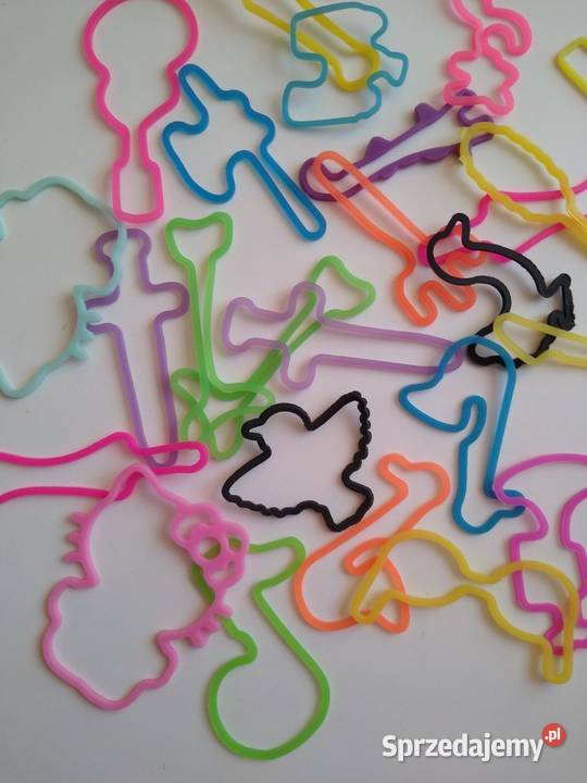 Gumki silikonowe na rękę różne kształty Gdańsk