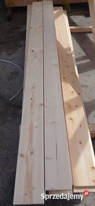 deska tarasowa szalunek świerk 24x145x25m klasa Zielona Góra