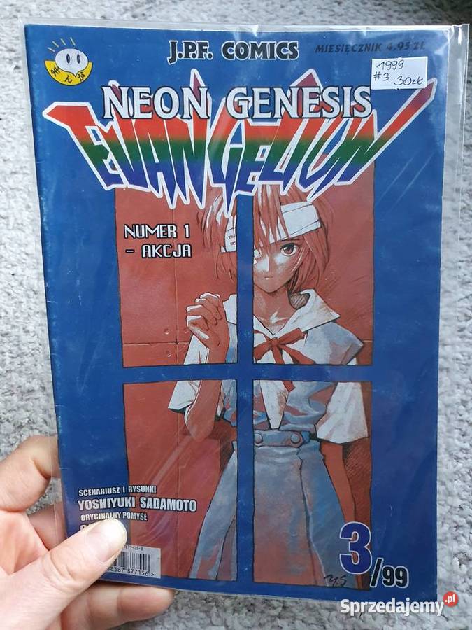 Neon Genesis Evangelion zestaw 4 komiksów Manga Gdynia sprzedam
