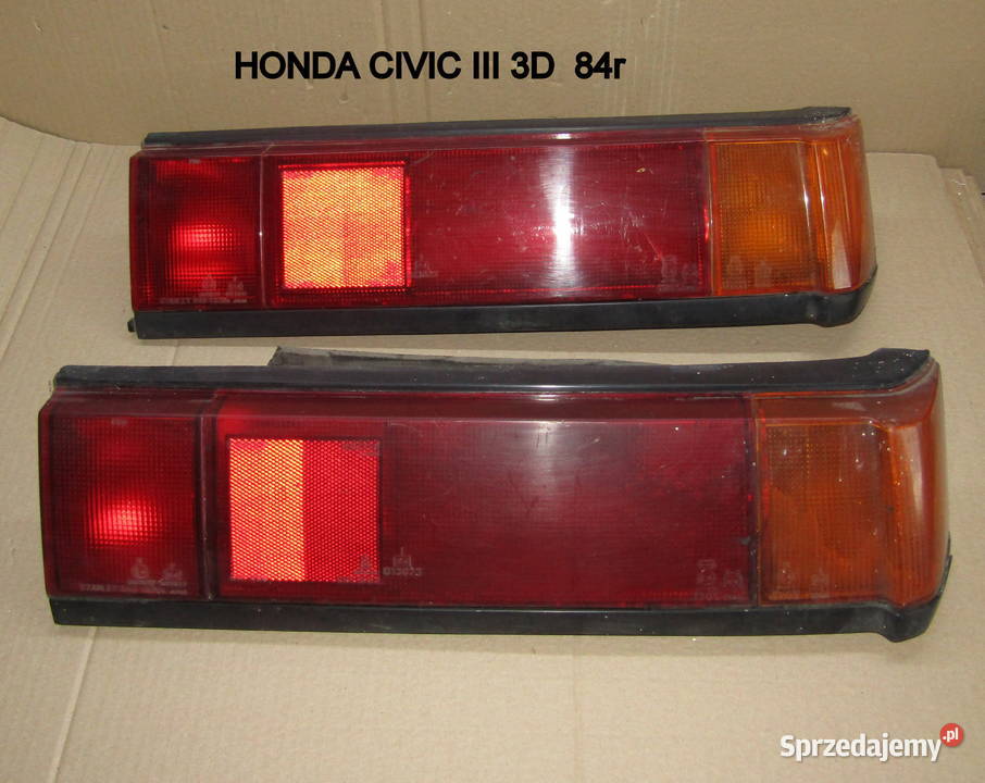 LAMPA TYLNA PRAWA HOND CIVIC III 3D0437320 Mysłaków sprzedam