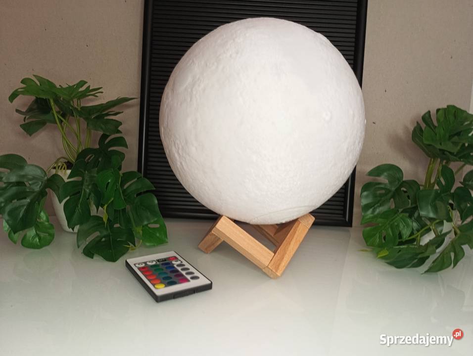 Lampka księżycowa XXL 3D relaxdays wielkopolskie Trzcianka